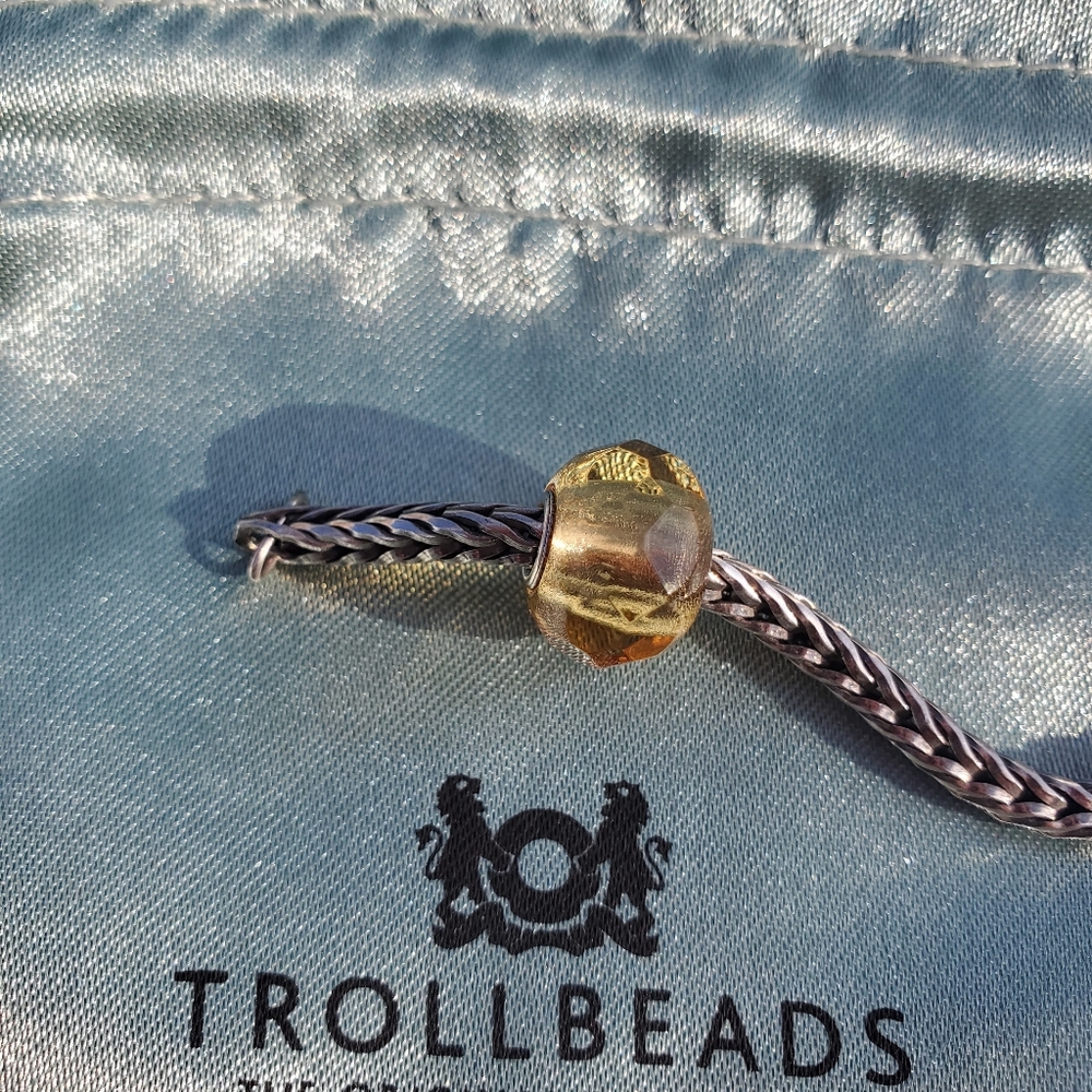 Trollbeads Yellow Prism EUC